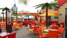 Café de l'hôtel Lego en Californie