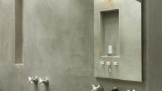 salle de bain design très béton