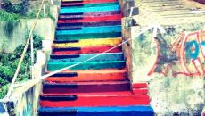Escalier street art à Beyrouth - Liban