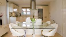 Cuisine ouverte sur le salon