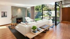 living zen et vue sur collines