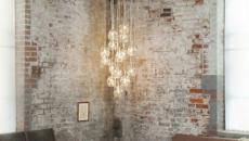style industriel mur briques apparentes salon séjour living