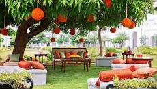 Jardin merveilleux digne d’hotel de luxe 