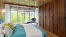 Chambre à coucher design bois