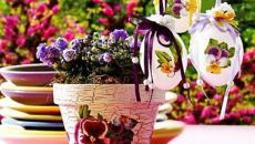 décoration de table pour Pâques