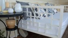 Lit-banquette en blanc