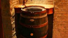 Vasque excentrique en tonneaux 