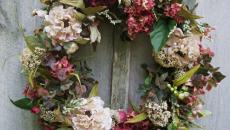 couronne déco pour pâques en fleurs