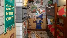 Déco de la chambre à l'hôtel design Lego