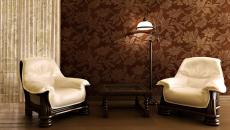 Rideau en beige transparent et discret