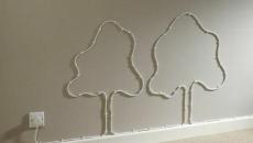 arbres en déco câble
