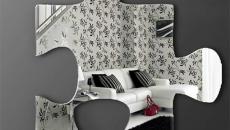 miroir design en pièce de puzzle