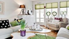 Verdure et blancheur pour un décor meuble design