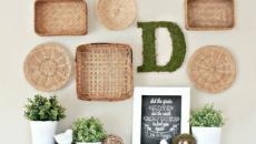 déco maison Pâques avec des paniers