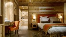 chambre d'amis design déco alpin