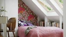 chambre aménagée dans les combles maison