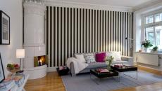 séjour living scandinave blanc