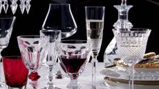 verres en cristal vaisselle chic table de Noël