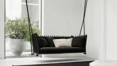 balançoire noir design luxe