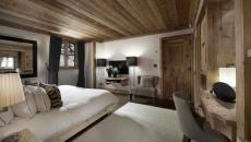 chambre spacieuse design déco rustique