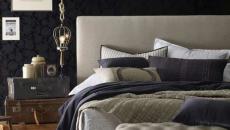 chambre à coucher en couleurs design sombres