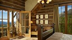 maison rustique chambre avec belle vue