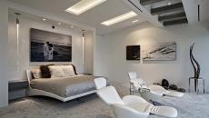 chambre suite design masculin meubles