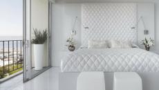 chambre moderne en blanc