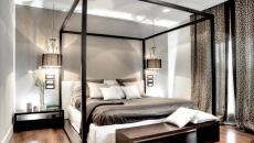lit à baldaquin luxe design élégant