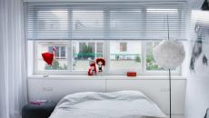 chambre moderne en blanc