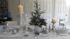 centre de table créatif pour table de noel