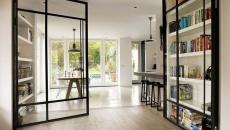 solution esthétiques intérieur porte vitrée