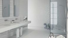 salle de bains design épuré carrelages muraux