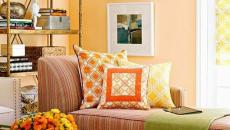 Décoration intérieure inspirée par les teintes citrus couleurs chaleureuse pour décoration intérieure sympa