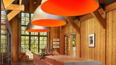 Aspect moderne et design dans cette cuisine