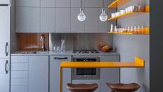 design déco petite cuisine fonctionnelle appartement