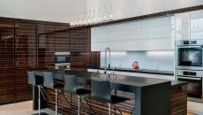 cuisine américaine ouverte clair luxe