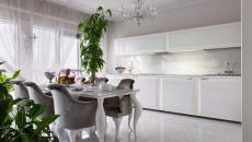 cuisine ouverte blanche moderne luxe