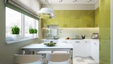déco fraiche cuisine et petite salle à manger design