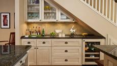 cuisine placards sous l'escalier design