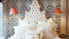 chambre déco papiers peints imprimés zèbre