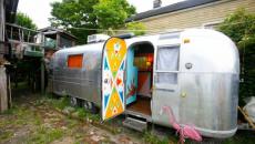 caravane américaine airstream extérieur vue