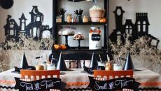 Décoration salle à manger maison Halloween 