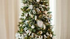 fête Noël jour de l'an sapin décorée