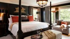 design peindre les murs chambre foncé