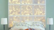 idées décoration de Noël chambre à coucher