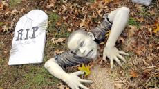 Zombie décoration jardin Halloween