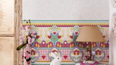 Décor romantique papier peint design frais