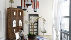 déco orientale avec des chaises tulipe