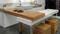 luxueuse cuisine petite et fonctionnelle studio T1